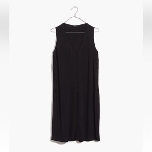 Madewell Button Front‎ Sleeveless Dress NWT
